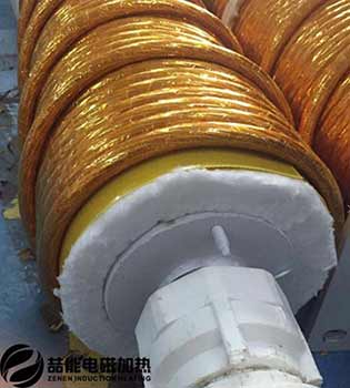 電磁加熱線圈+保溫棉 電磁加熱線圈+保溫棉